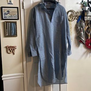 Men’s collared button down kaftan